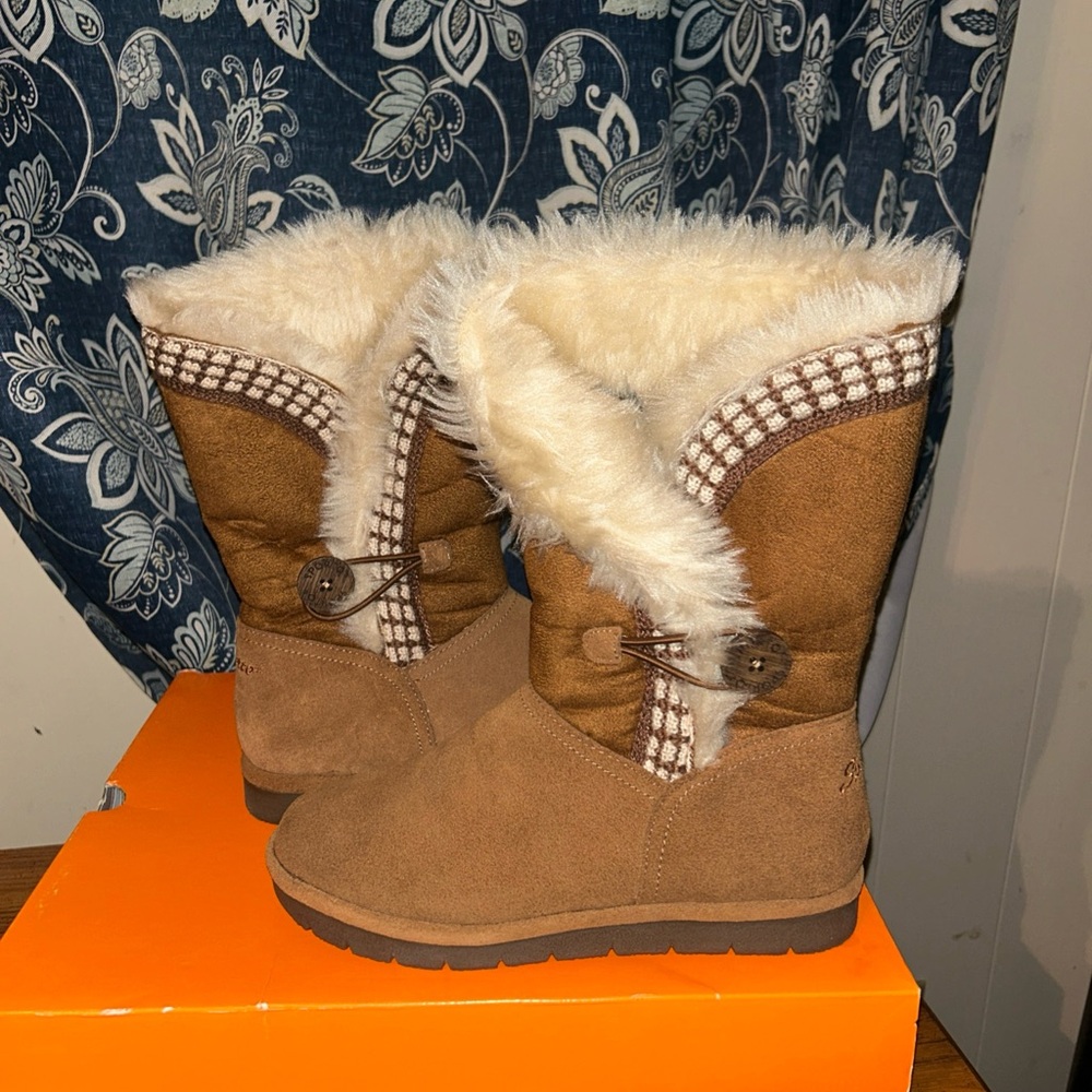 Sporta iris tan fur lined boot 7.5